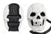 New White Crânio Forma Telefone Residencial w flash Olhos HL