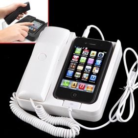 Telefone para telefone Dock Station Fixa com receptor para A