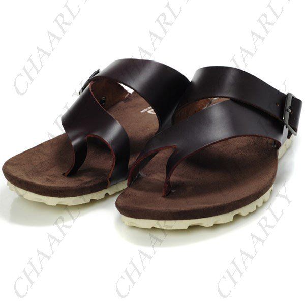 chinelos de couro Flip-Flops Thong Foothold Sandália co